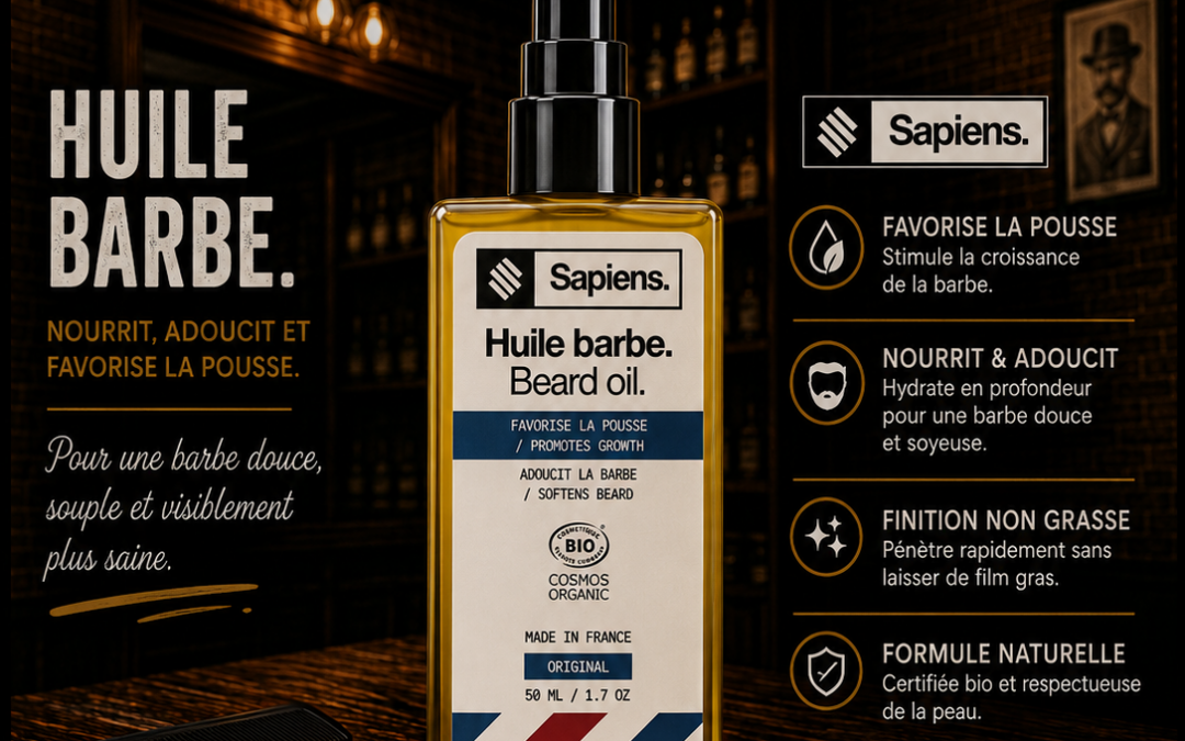 Huile à barbe bio – Édition originale