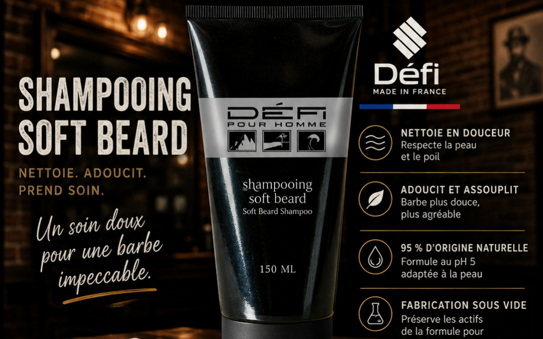 Shampooing soft beard